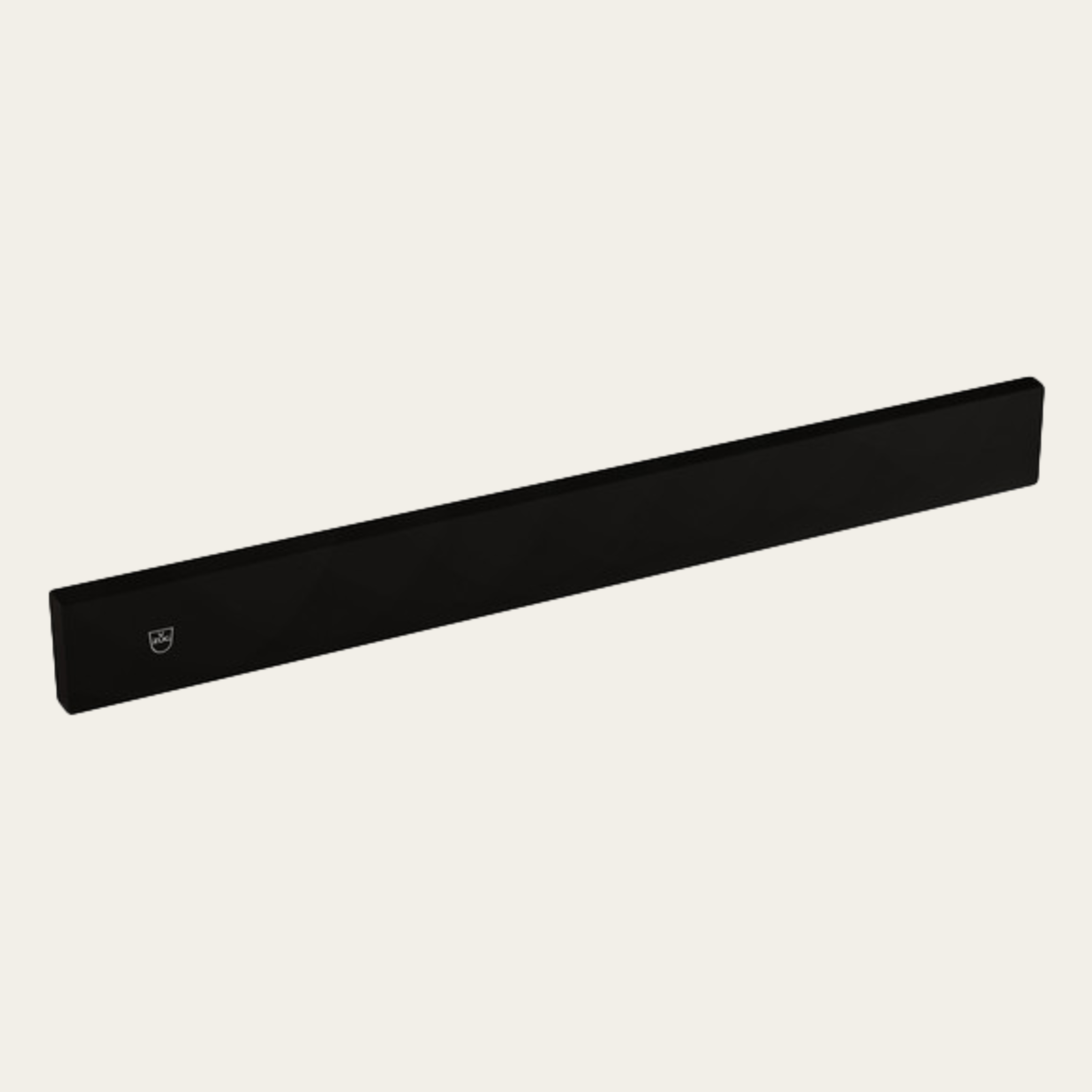 Front strip, W 598 x H 63 mm, Nero