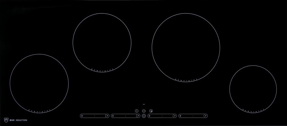 V-ZUG Induction hob GK46TIPSF Slider, flat version, panorama cooking area