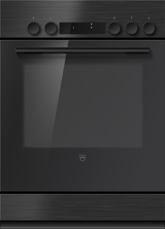 V-ZUG Cucina Combair V200, Standard di larghezza: 55cm, Norma per l'altezza: 76.2 cm, Nero, Maniglia: Nero, interruttore girevole, V-ZUG-Home, Cassetto dell'apparecchio, Numero di zone di cottura utilizzabili: 3