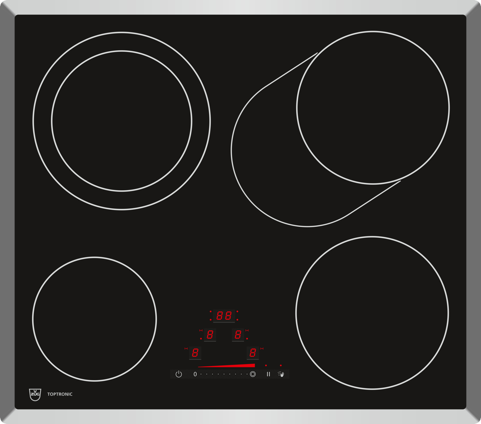 V-ZUG Glass ceramic hob Toptronic GK45TEBSC