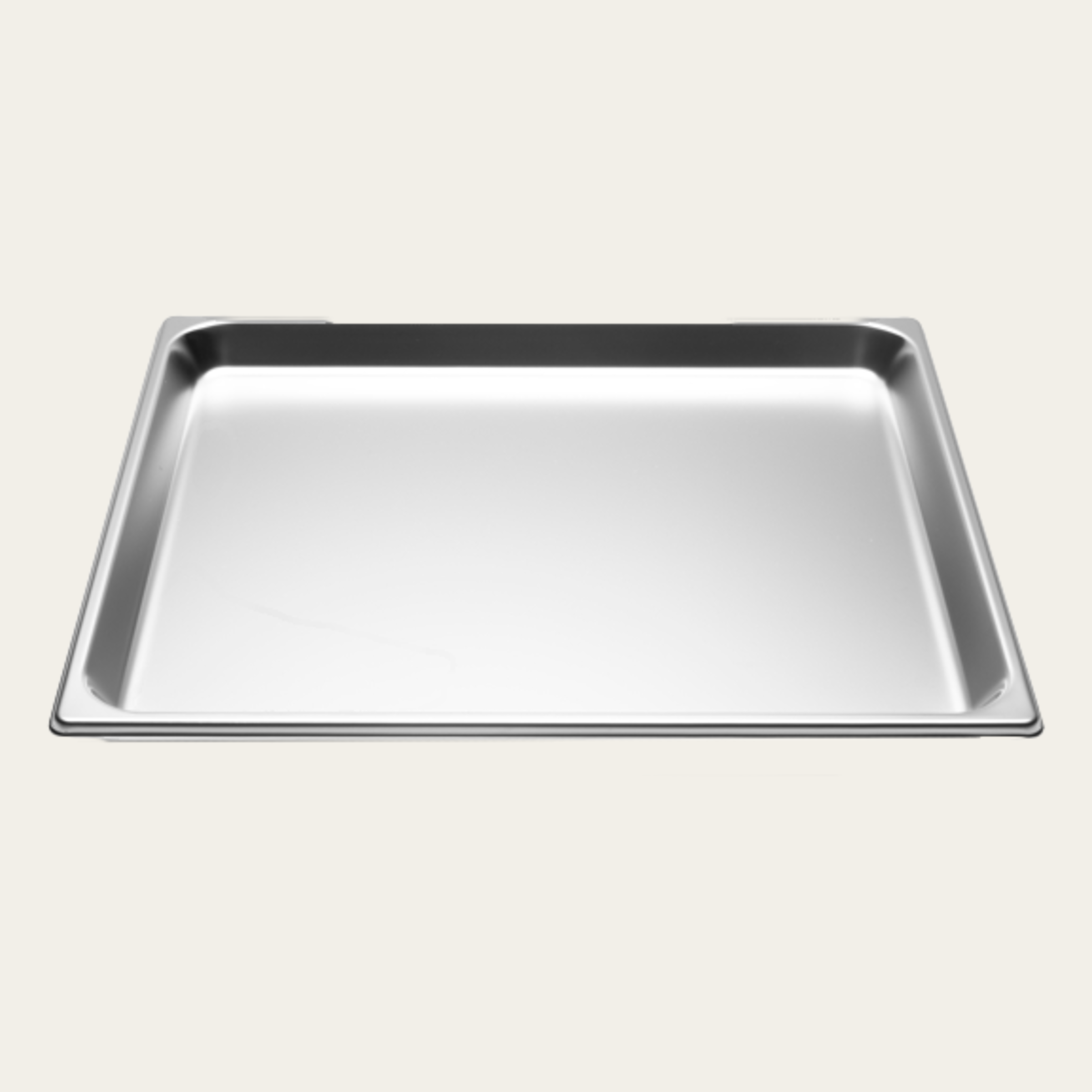 Plaque en acier inox  sans trous, 430 x 370 x 25 mm