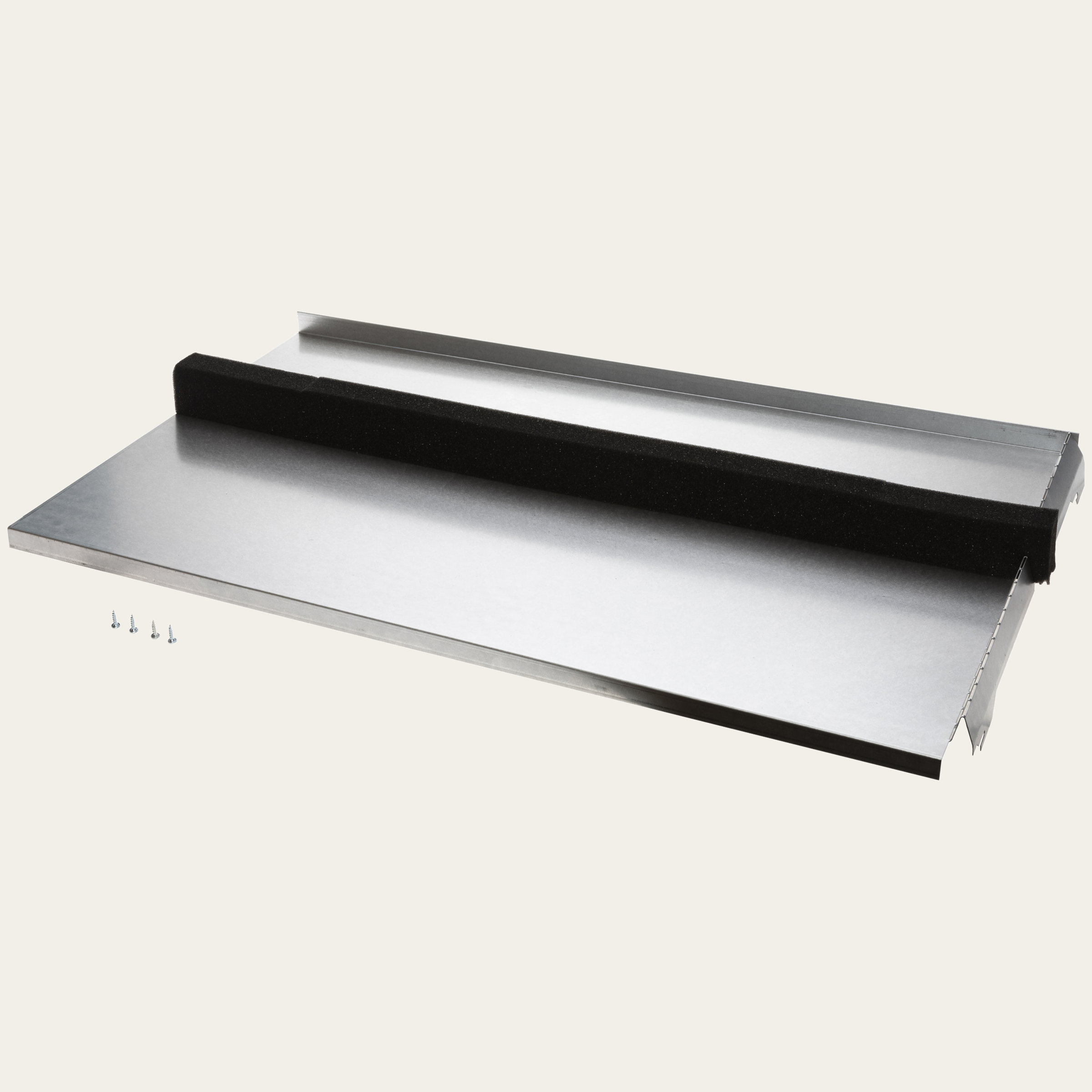 Kit de chapa protectora de ventilación, anchura de nicho 900 mm, con junta