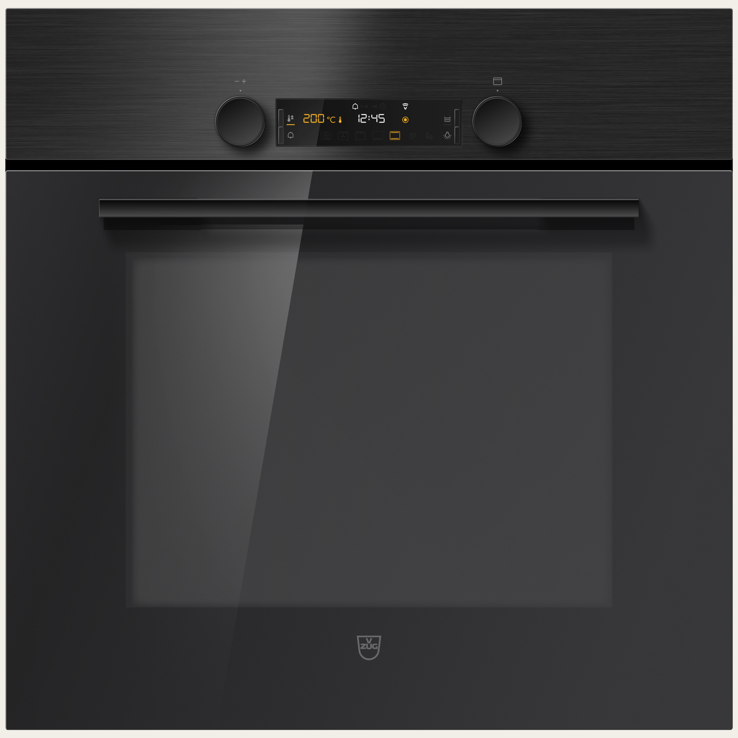 V-ZUG Four Combair V400 6U, Norme largeur: 60 cm, Normede hauteur: 60 cm, Nero, Poignée: Nero, Encastrementdans le meuble inférieur, commutateur rotatif, V-ZUG-Home, TopClean