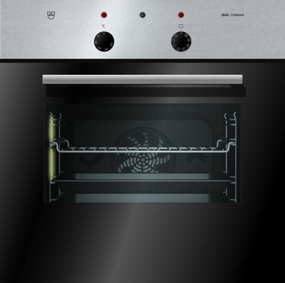 V-ZUG Backofen Combair, Breite 60 cm, Design ChromeClass, Stangengriff ChromeClass, 400V