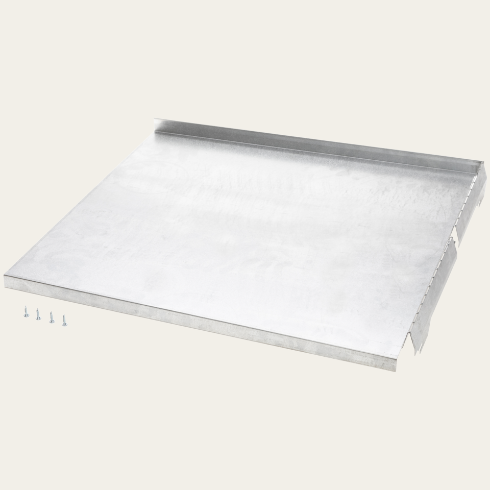 Ventilation protective plate set, niche width 600 mm, without seal