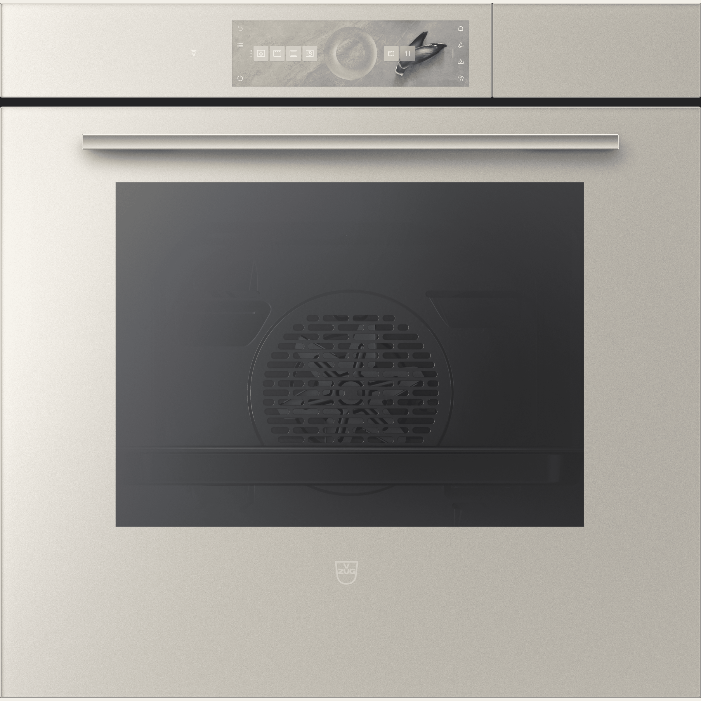 V-ZUG Steam cooker CombairSteamer V6000 60, Standard width: 60 cm, Standard height: 60 cm, Pearl mirror glass, Touchscreen with CircleSlider, V-ZUG-Home