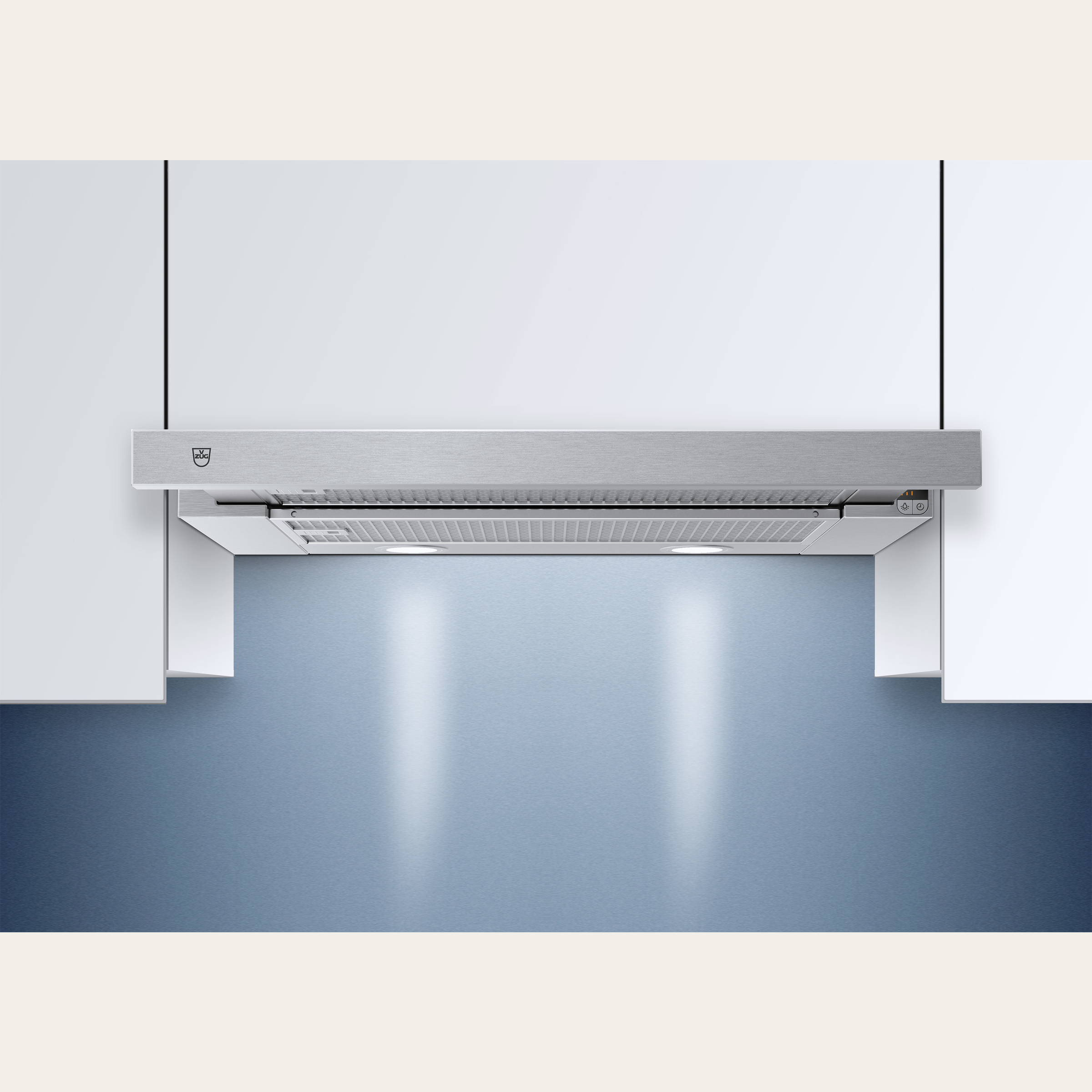 V-ZUG Hotte à encastrer DF-S5, largeur 55 cm, design ChromeClass