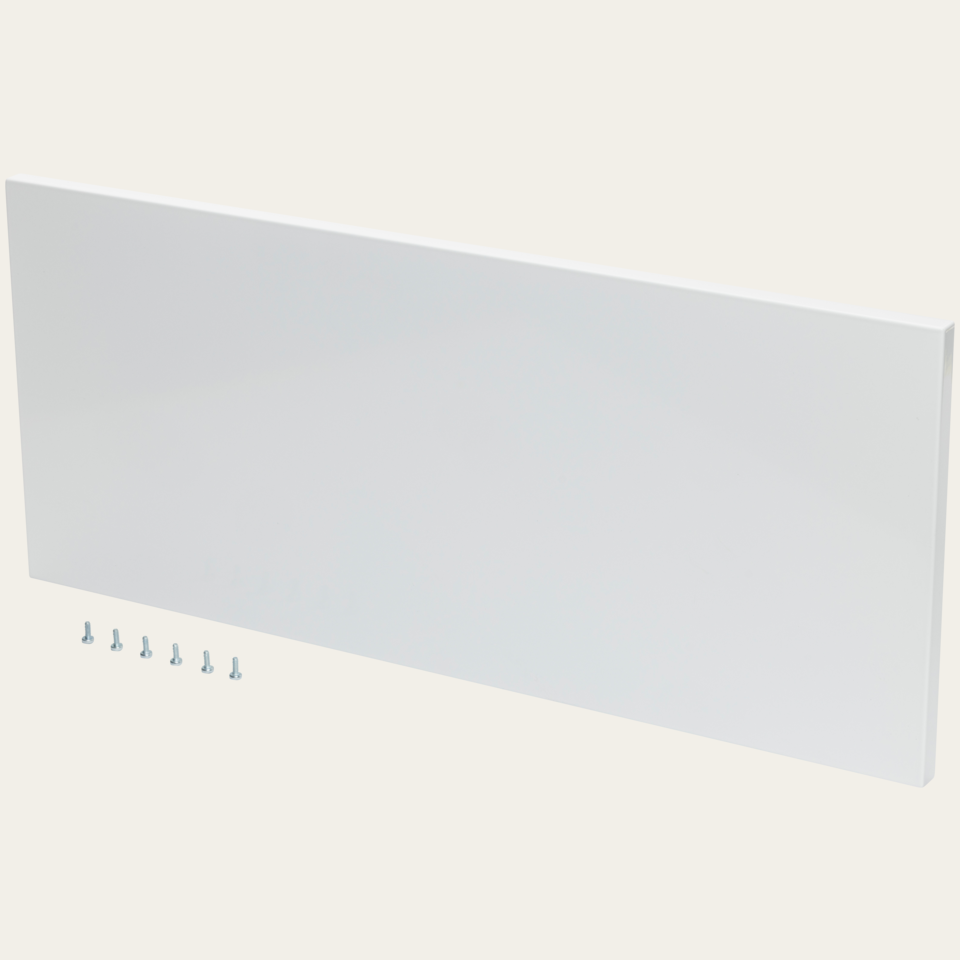 Listello frontale, L 600 x A 251 mm, Bianco