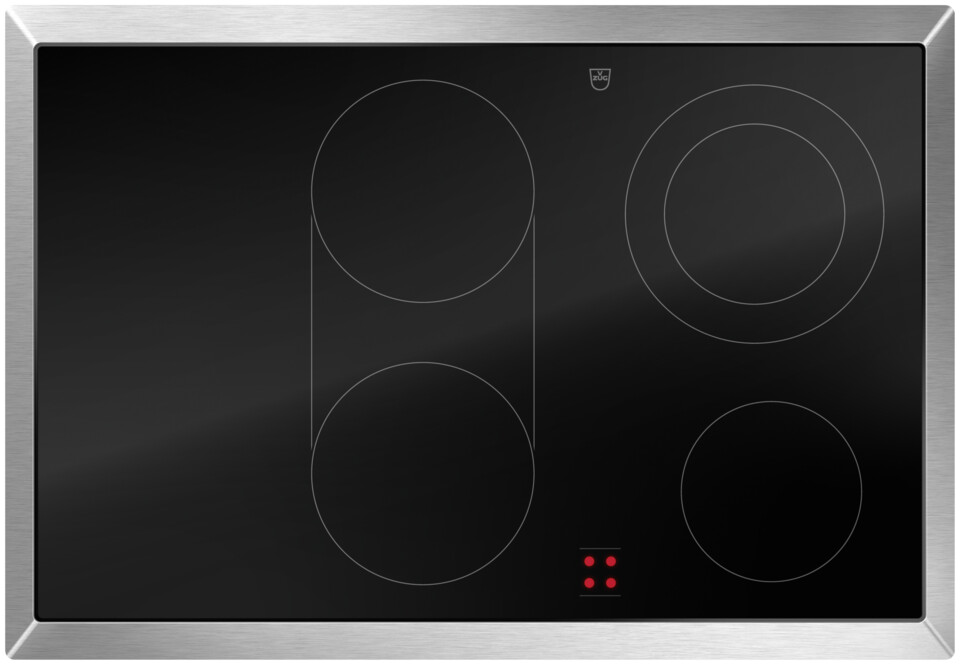 V-ZUG Table de cuisson CookTop V600 E804, Corps de chauffe à rayonnement, Norme