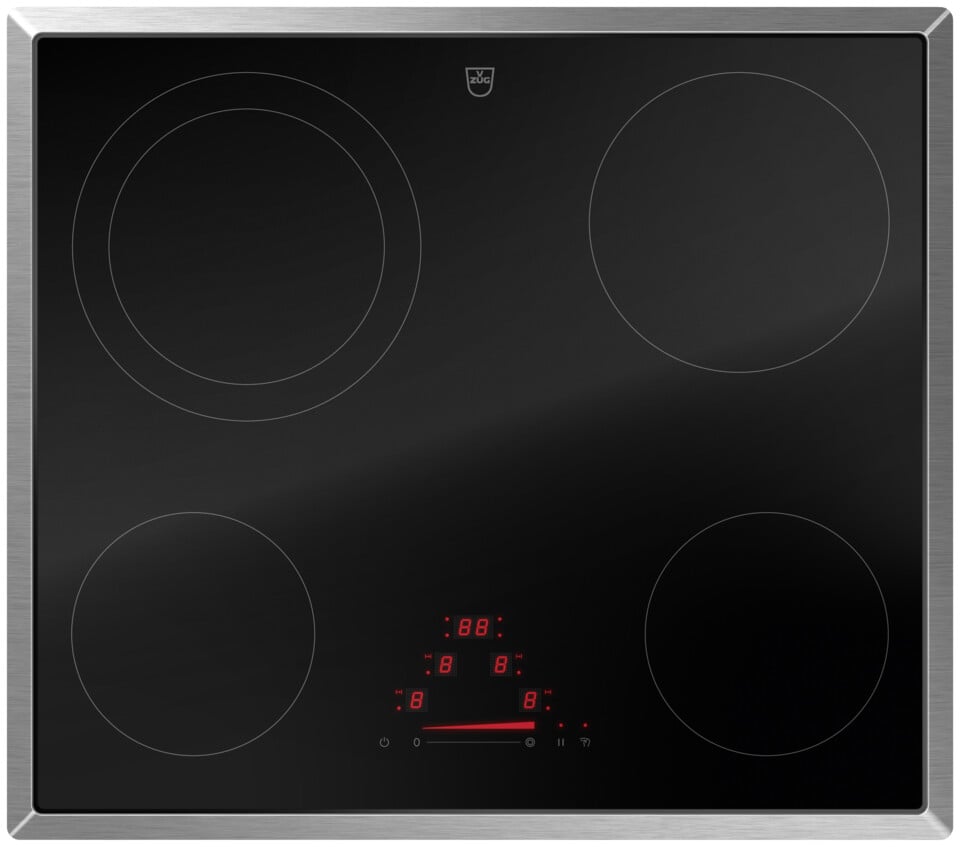 V-ZUG Table de cuisson CookTop V4000 A604, Corps de chauffe à rayonnement, Norme