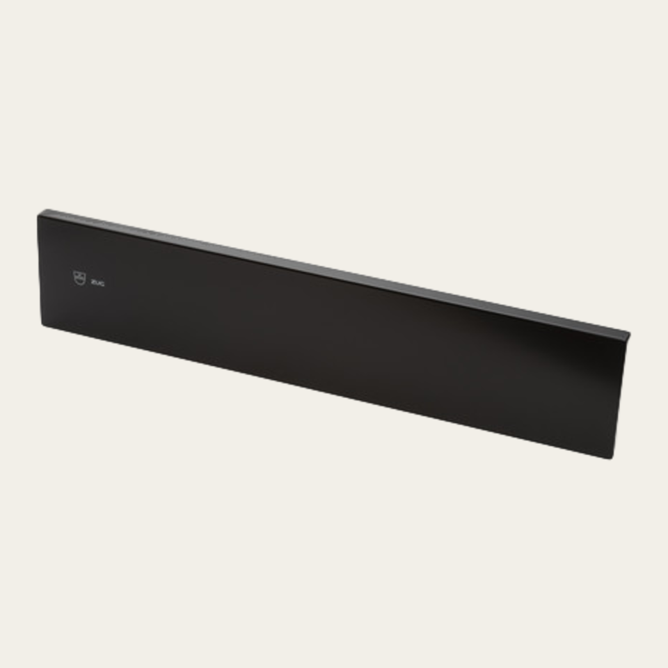 Cache frontal, L 596 x H 124 mm, Nero