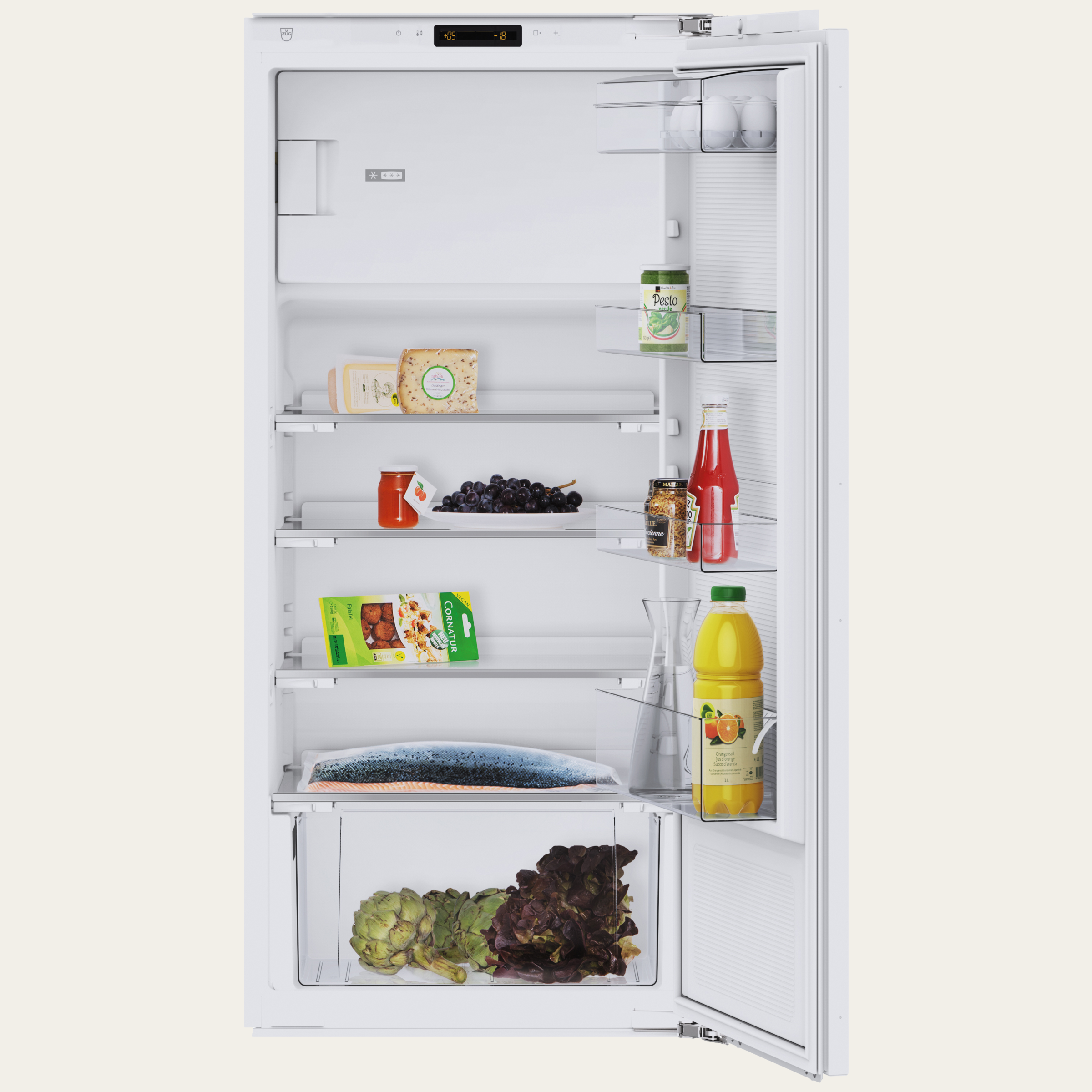 V-ZUG Kühl-/Gefriergerät Perfect 60i eco, Breitennorm: 60 cm, Höhennorm: 122.1 cm, Vollintegrierbar, Türanschlag: rechts, Energieeffizienzklasse: E, TouchControl