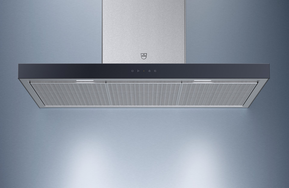 V-ZUG Wandhaube DWPQ9Lg, Breite 90 cm, Abluft, Design Glas