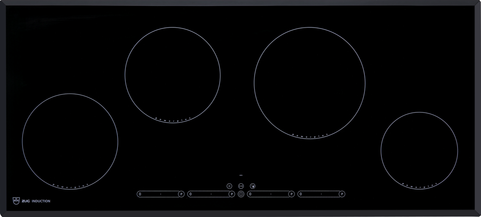 V-ZUG Induction hob GK46TIPS Slider, with faceting, panorama cooking area