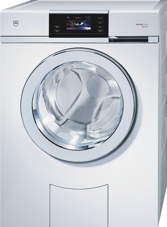 V-ZUG Waschautomat Adora SLQ, Chrom, 8 kg, Türbandung links, 230 oder 400V, A+++