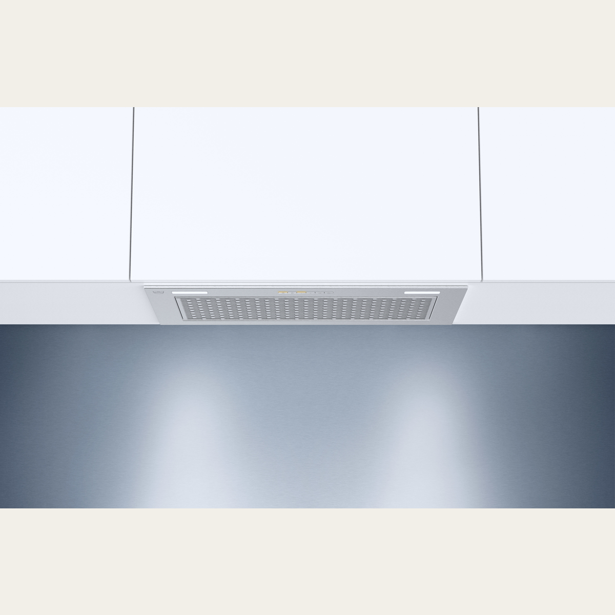 V-ZUG Range hood AiroClearCabinet V4000, Standard width: 60.0 cm, ChromeClass, OptiLink, Energy efficiency rating: A, Extracted air, push buttons, Installation method: integrated range hood