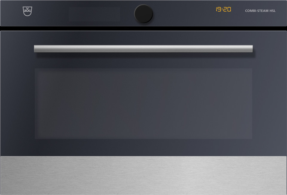 V-ZUG Combi-Steam HSL steam cooker, width 60 cm, ChromeClass design, chrome rod handle, 230 or 400 VNOTE: Product fitted with Wi-Fi module as standard (V-ZUG-Home ready)