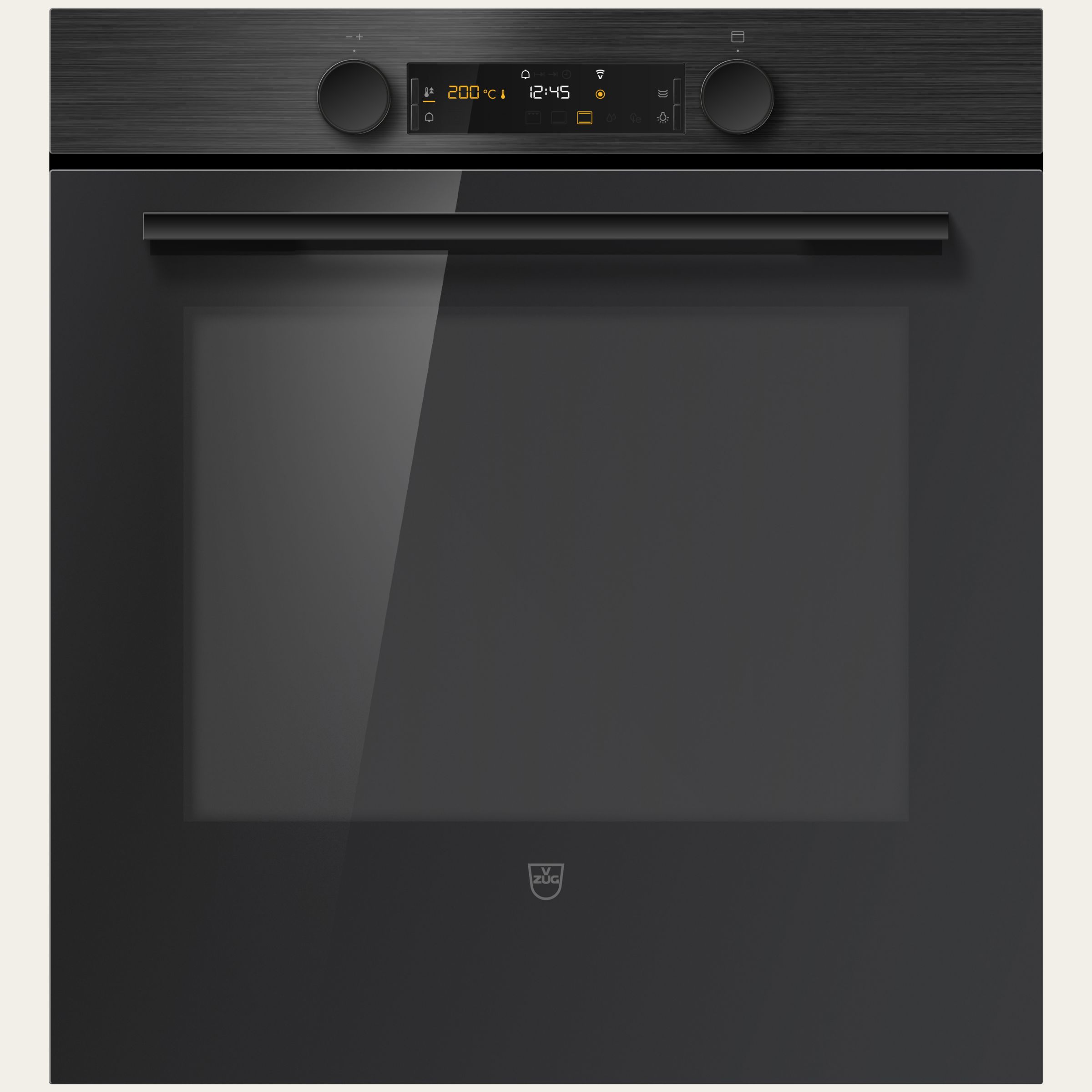 V-ZUG Four Combair V400 60C, Norme largeur: 55 cm, Norme de hauteur: 60 cm, Nero, Poignée: Nero, commutateur rotatif, V-ZUG-Home