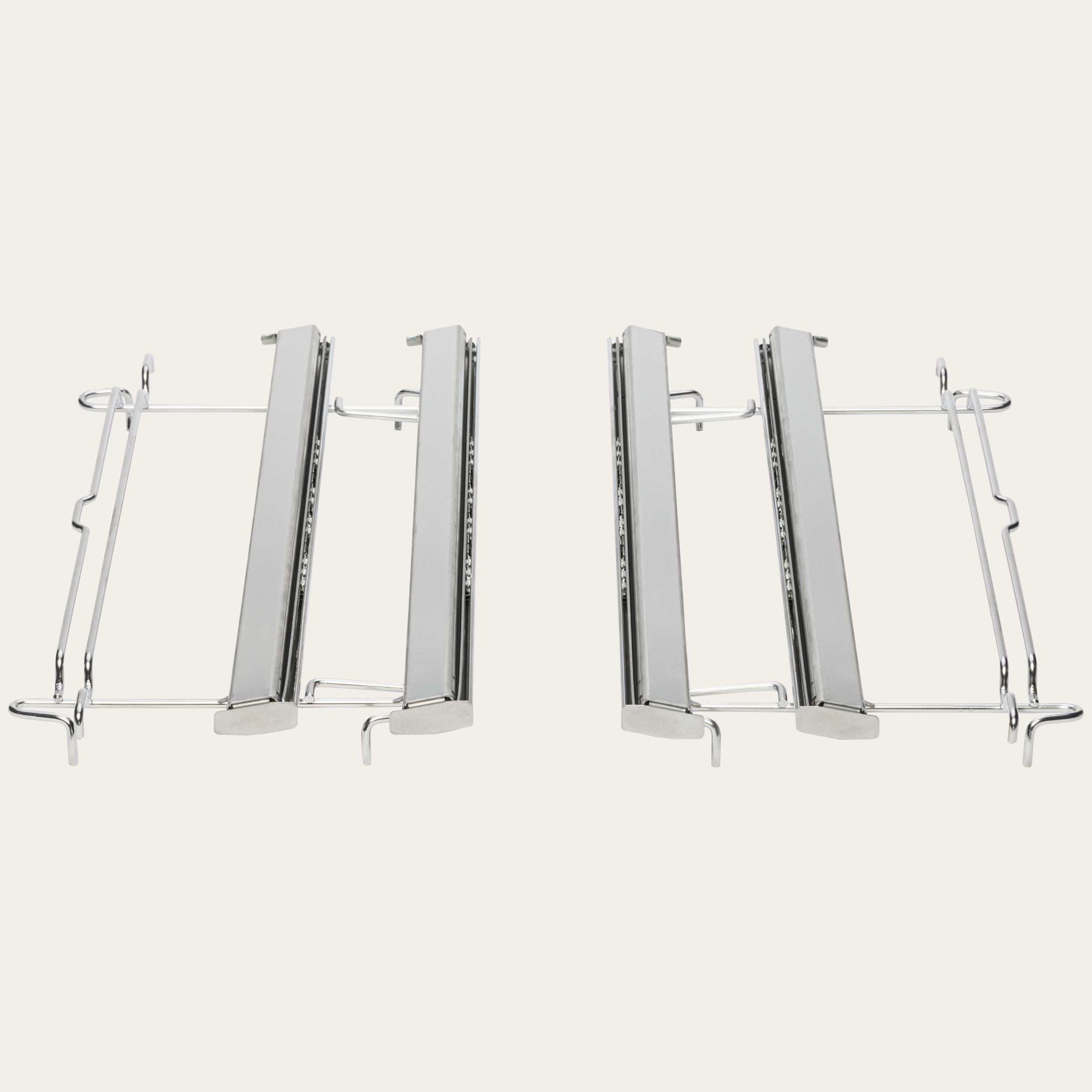 Fully extending runner, 2 levels, for appliance height 45 cm