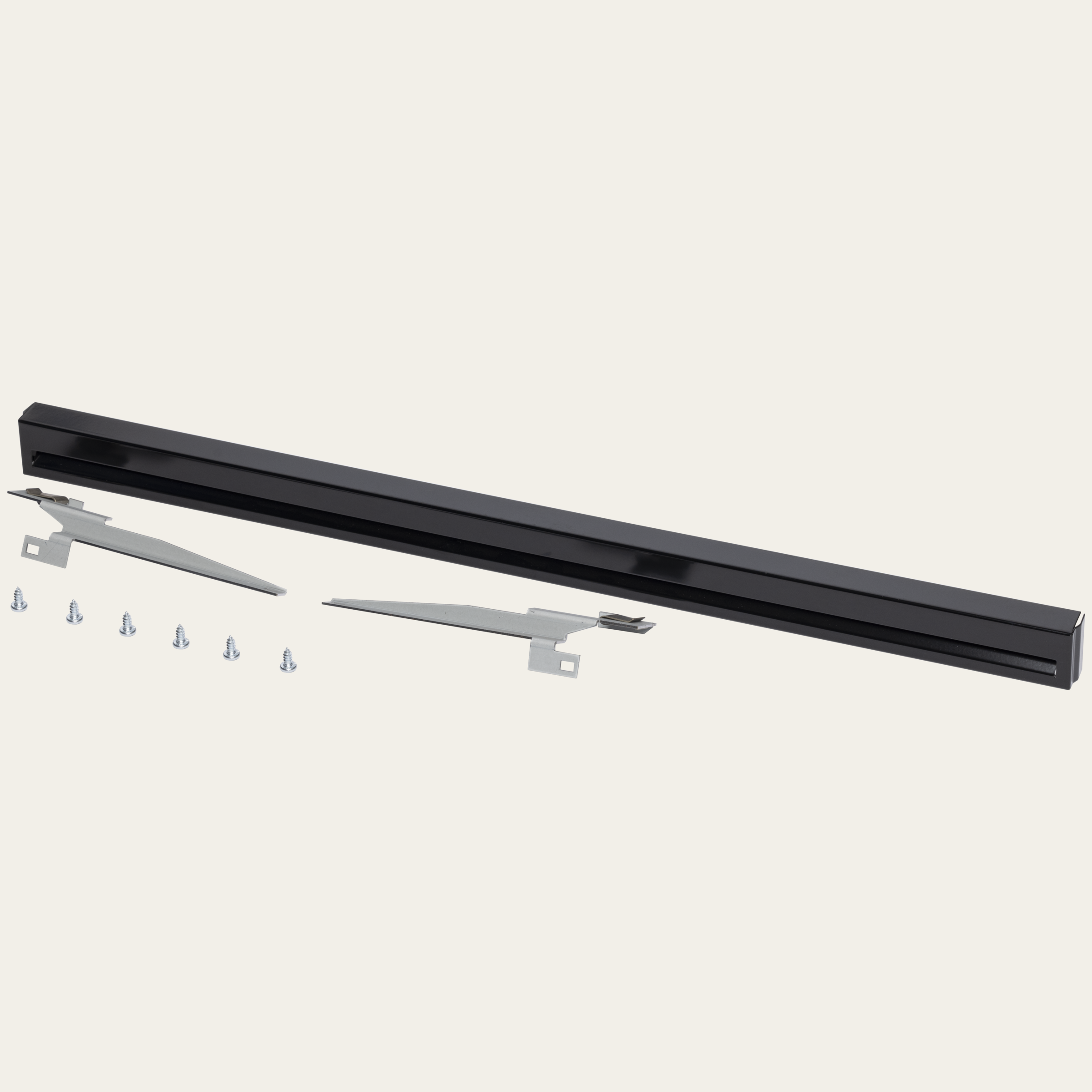 Grille d’aération, largeur de niche: 550 mm, Nero, hauteur: 35 mm, hauteur de l’appareil: 381 mm