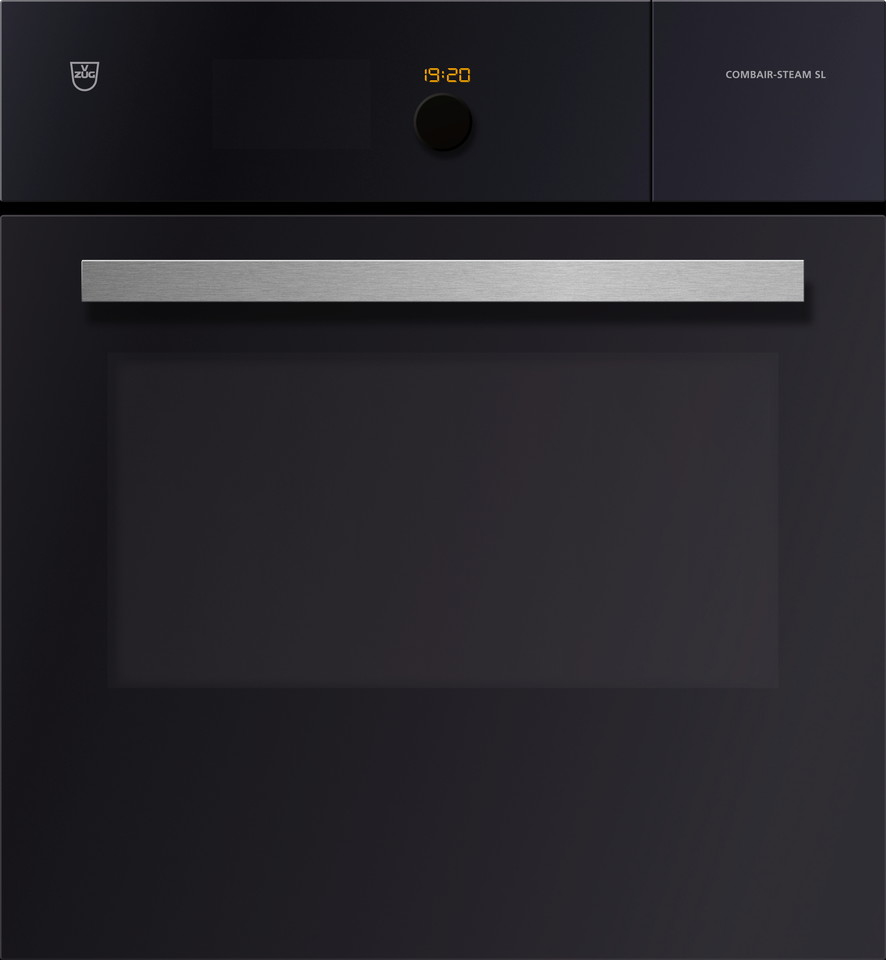 V-ZUG Steamer Combair-Steam SL, largeur 55 cm, design Miroir, poignée design chrome, 230 ou 400V, version courte, V-ZUG-Home WLAN and Bluetooth