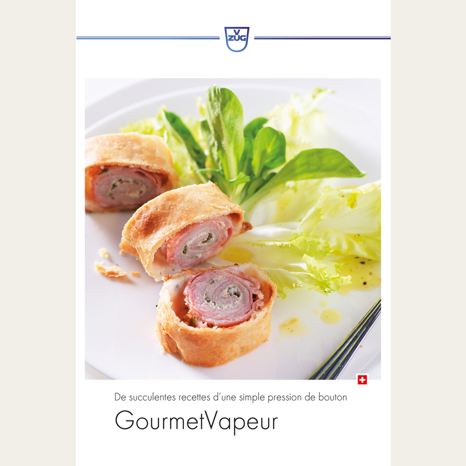 Livre de recettes français 'GourmetVapeur' (CH)