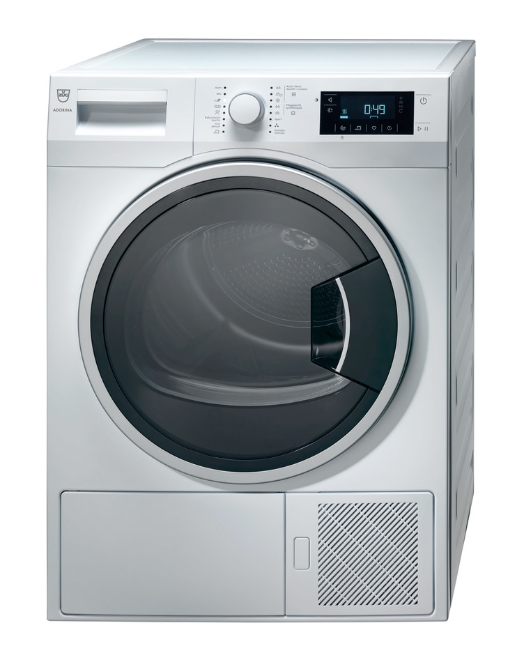 V-ZUG Wäschetrockner, AdorinaTrocknen V400, Türanschlag: links, Nennkapazität: 8.0 kg, Wärmepumpe