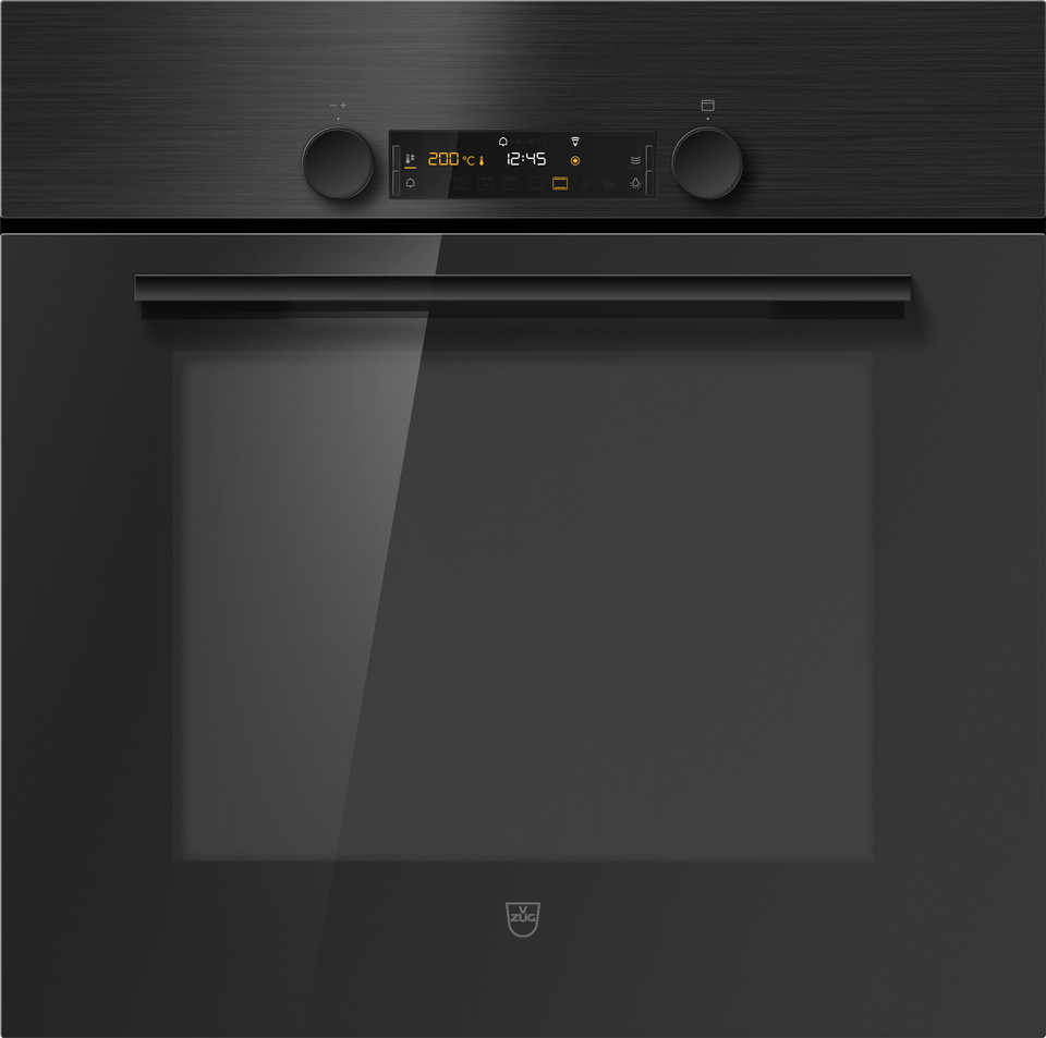 V-ZUG Backofen Combair V600, Breitennorm: 60 cm, Höhennorm: 60 cm, Nero, Griff: Nero, Einbau in Unterschrank, Drehschalter, V-ZUG-Home