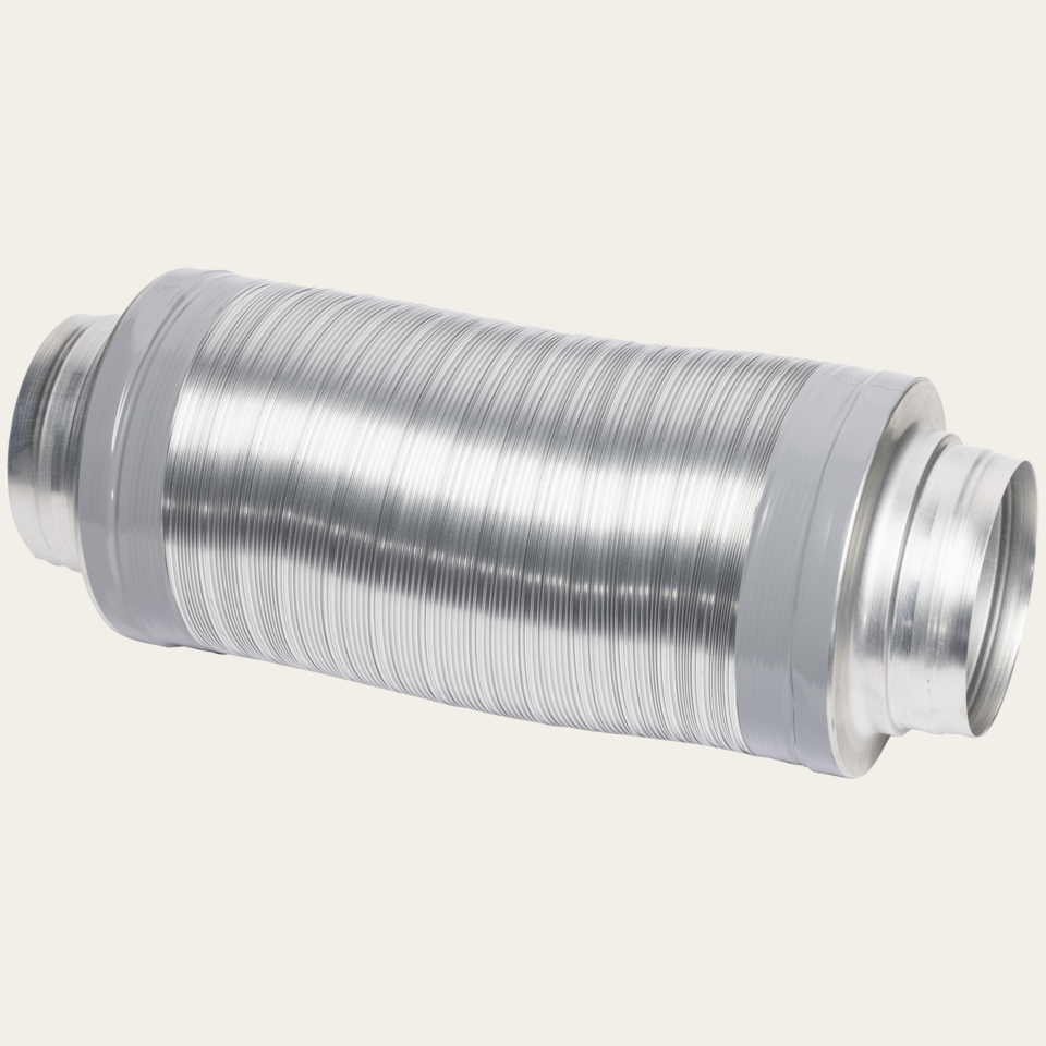 Aluminium sound absorber, diameter = 150 mm