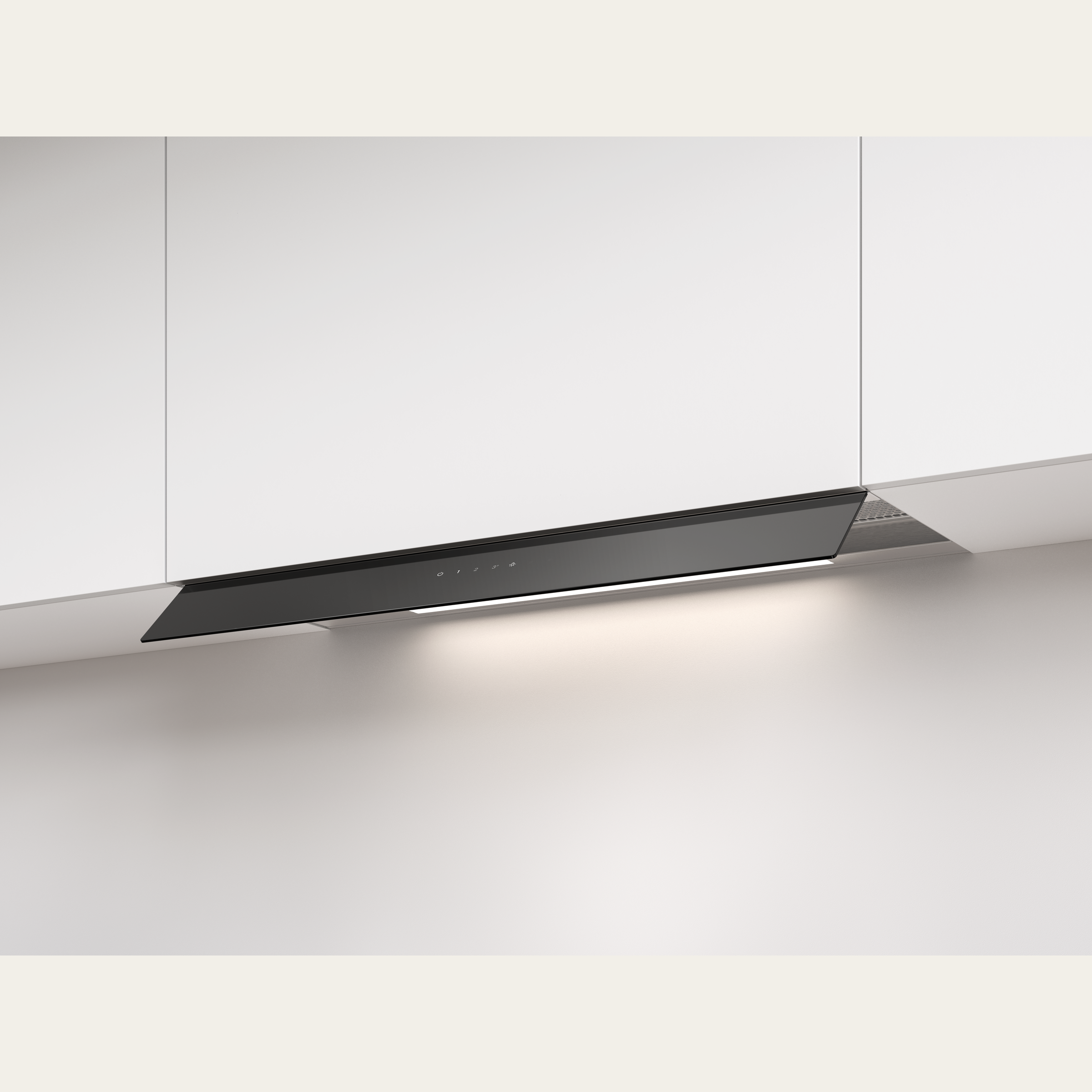V-ZUG Cappa aspirante AiroClearIncasso V600 S90, Standard di larghezza: 90 cm, nero, OptiLink, Classe di efficienza energetica: A+++, Aria di scarico, Circolazione dell'aria, Touch (Sensor)