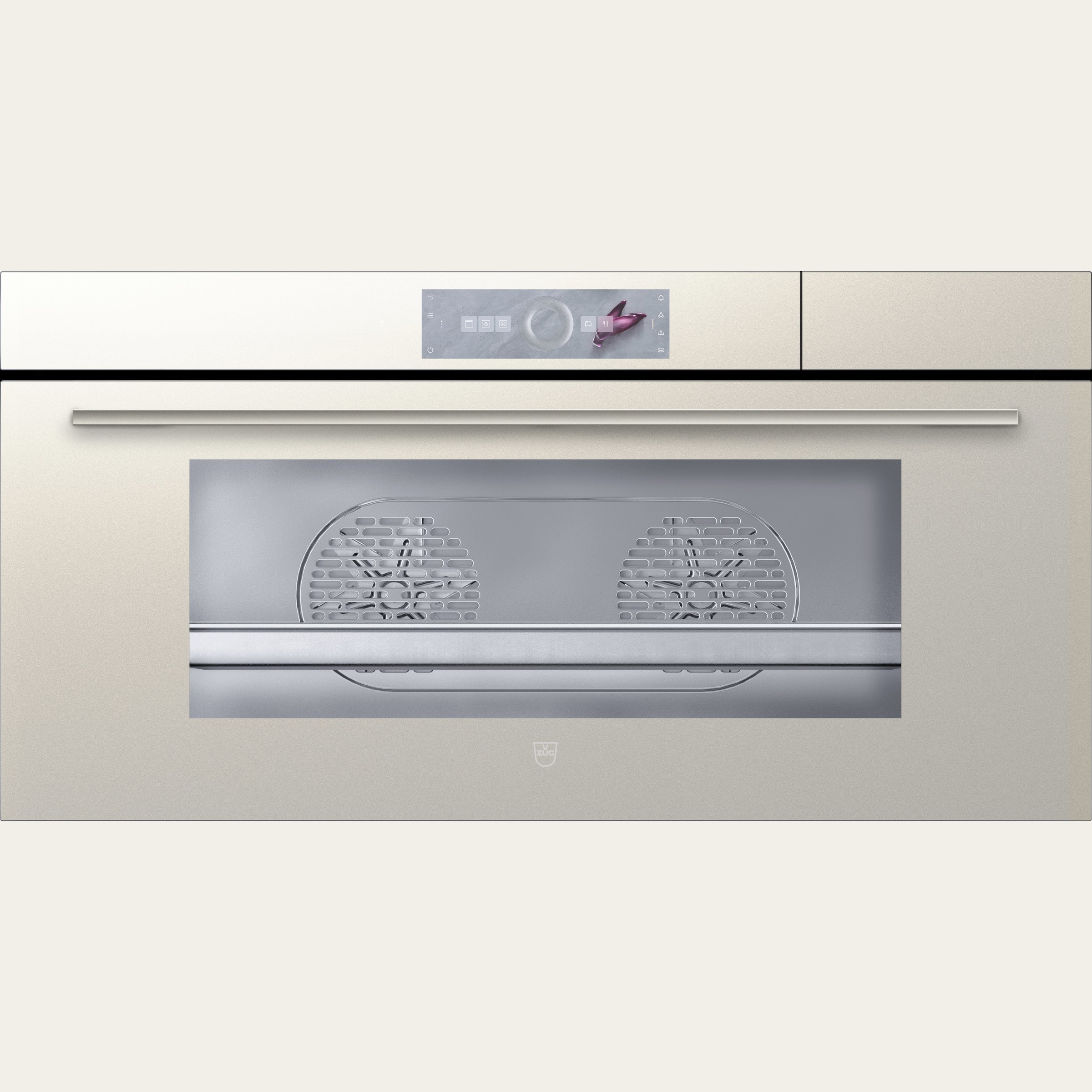V-ZUG Steam cooker CombiSteamer V6000 45L Grand, Standard width: 90 cm, Standard height: 45 cm, Pearl mirror glass, Touchscreen with CircleSlider, V-ZUG-Home