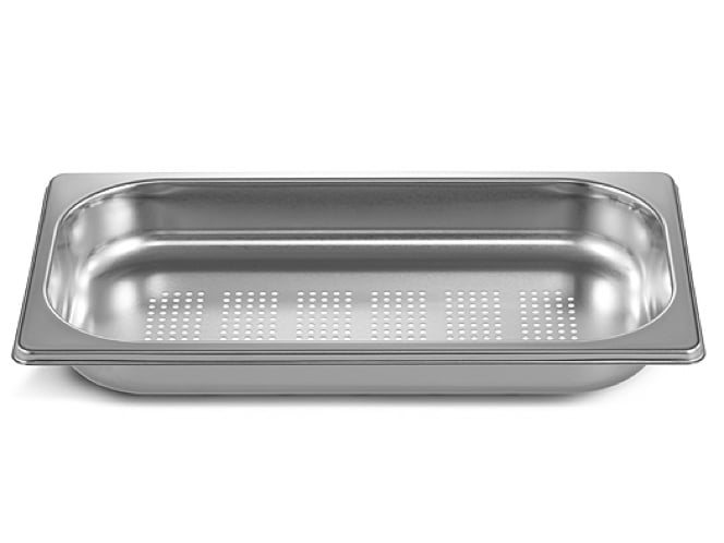 Cooking tray GN1/3, height 40mm, perforated, packed