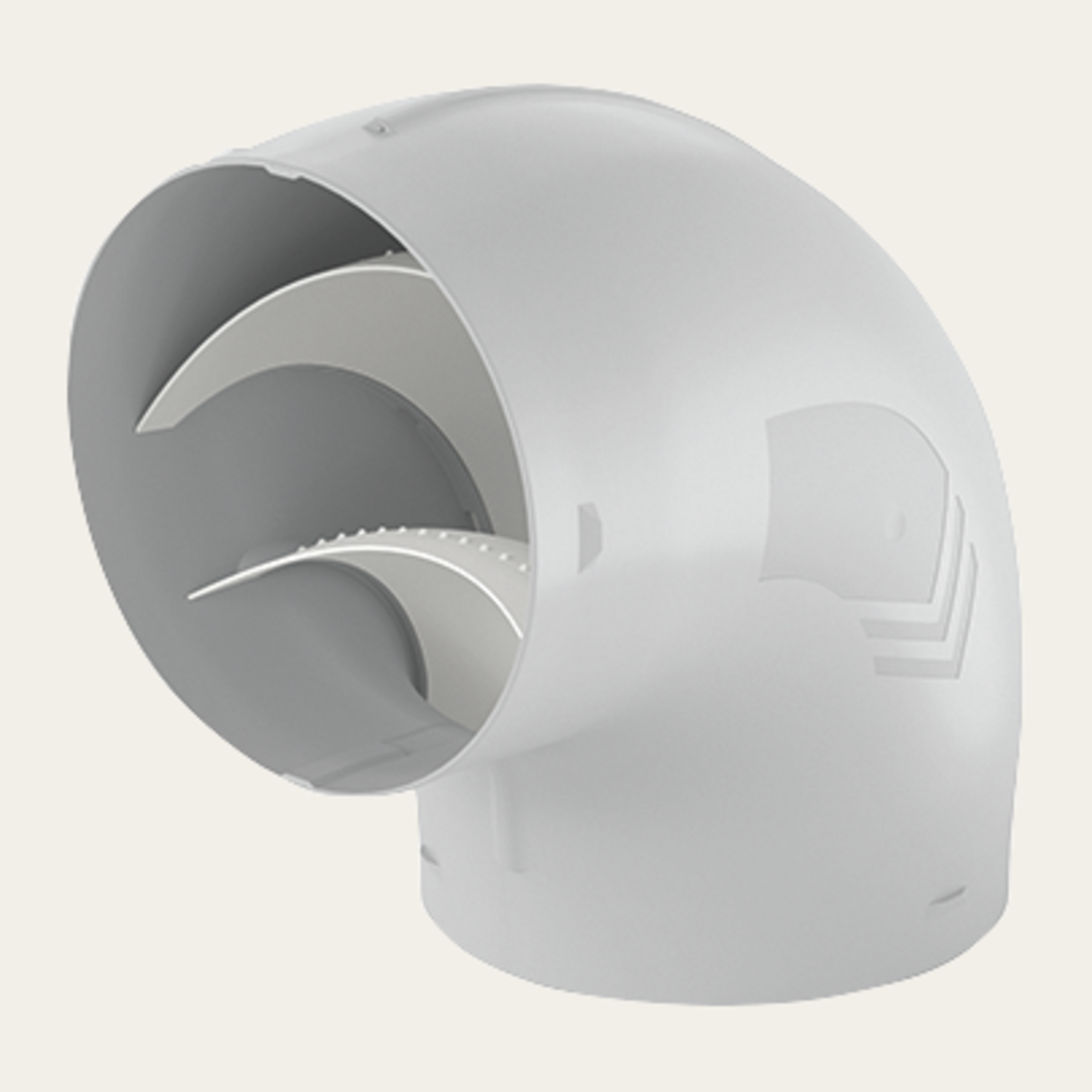 Prime coude de tuyau à 90°, embout ø 150 mm