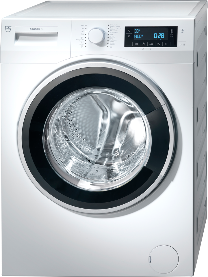 V-ZUG AdorinaWash V600, 8 kg, door left hinged, 230V, A+++