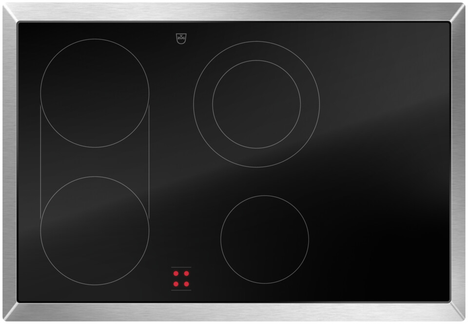 V-ZUG Table de cuisson CookTop V600 E804, Corps de chauffe à rayonnement, Norme