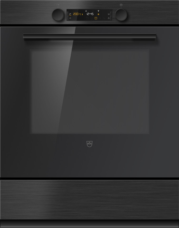 V-ZUG Backofen Combair V600, Breitennorm: 60 cm, Höhennorm: 76.2 cm, Nero, Griff: Nero, Drehschalter, V-ZUG-Home, Geräteschublade beheizbar