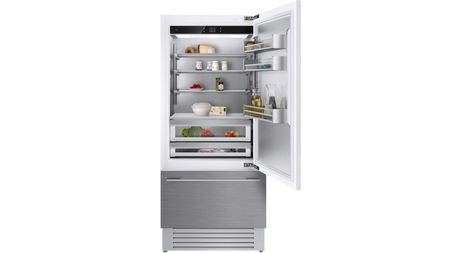 V-ZUG Refrigerator/freezer CombiCooler V6000 Supreme, Standard width: 90 cm, Standard height: 205 cm, Fully integratable