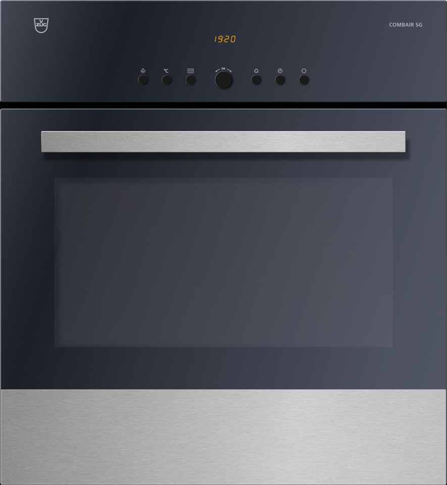 V-ZUG Backofen Combair SG, Breite 55 cm, Design ChromeClass, Designgriff ChromeClass, 400V, Kurzmodell, TopClean