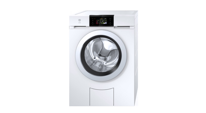 V-ZUG Washing machine AdoraWash V4000, Door hinge: Left, V-ZUG-Home, Door design: Stainless steel, OptiDos