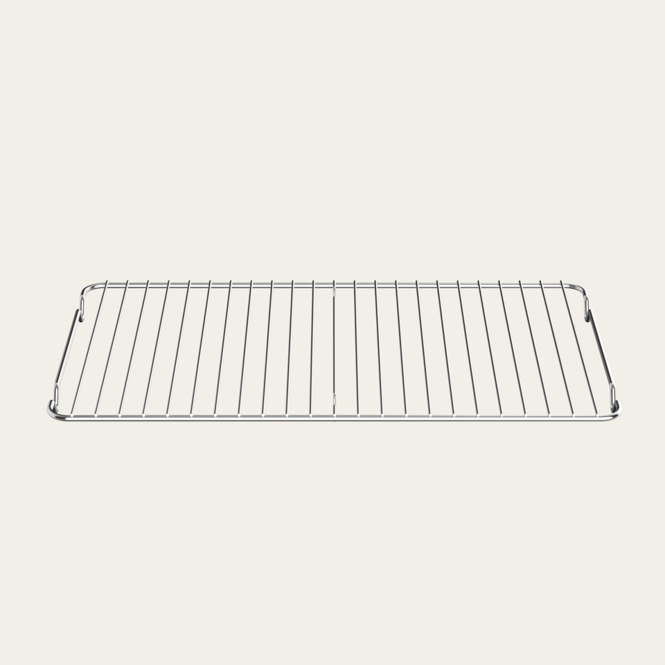 Grille de rôtissage, acier au chrome-nickel pour plaque à pâtisserie, 585 x 330 mm