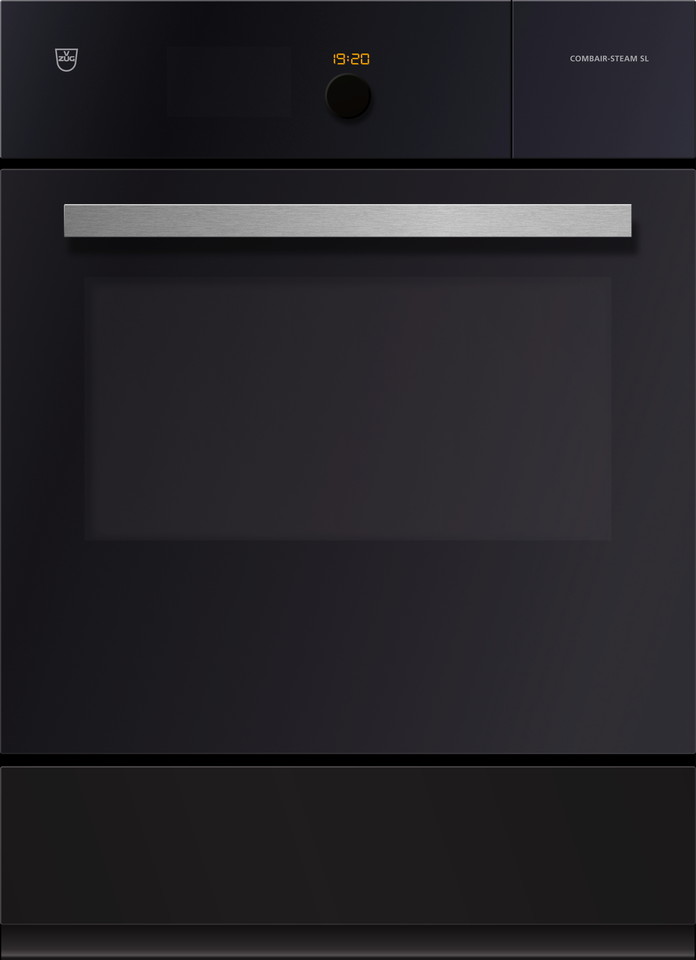 V-ZUG Steamer Combair-Steam SL, Breite 55 cm, Design Spiegelglas, Designgriff Chrom, 230 oder 400V, Geräteschublade beheizbarHINWEIS: Produkt standardmässig mit WLAN-Modul ausgestattet (V-ZUG-Homeready)