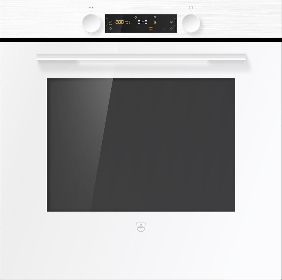 V-ZUG Backofen Combair V600, Breitennorm: 60 cm, Höhennorm: 60 cm, Weiss, Griff: Weiss, Drehschalter, V-ZUG-Home, TopClean