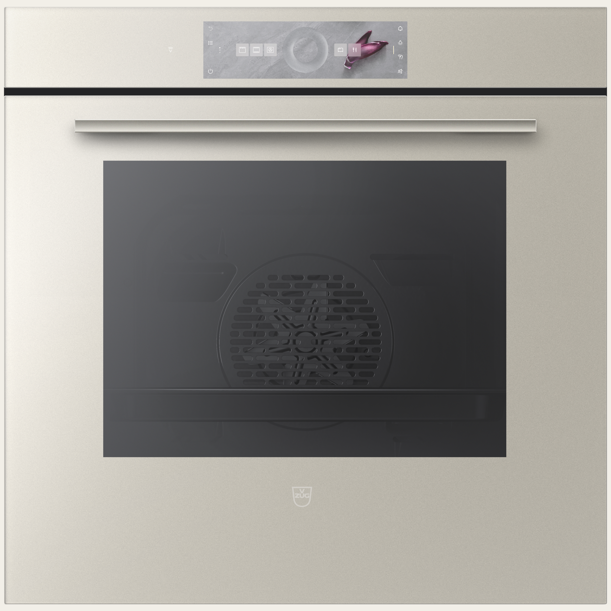V-ZUG Backofen Combair V6000 60P, Breitennorm: 60 cm,Höhennorm: 60 cm, Spiegelglas Pearl, Touchscreen mitCircleSlider, V-ZUG-Home, PyrolytischeSelbstreinigung