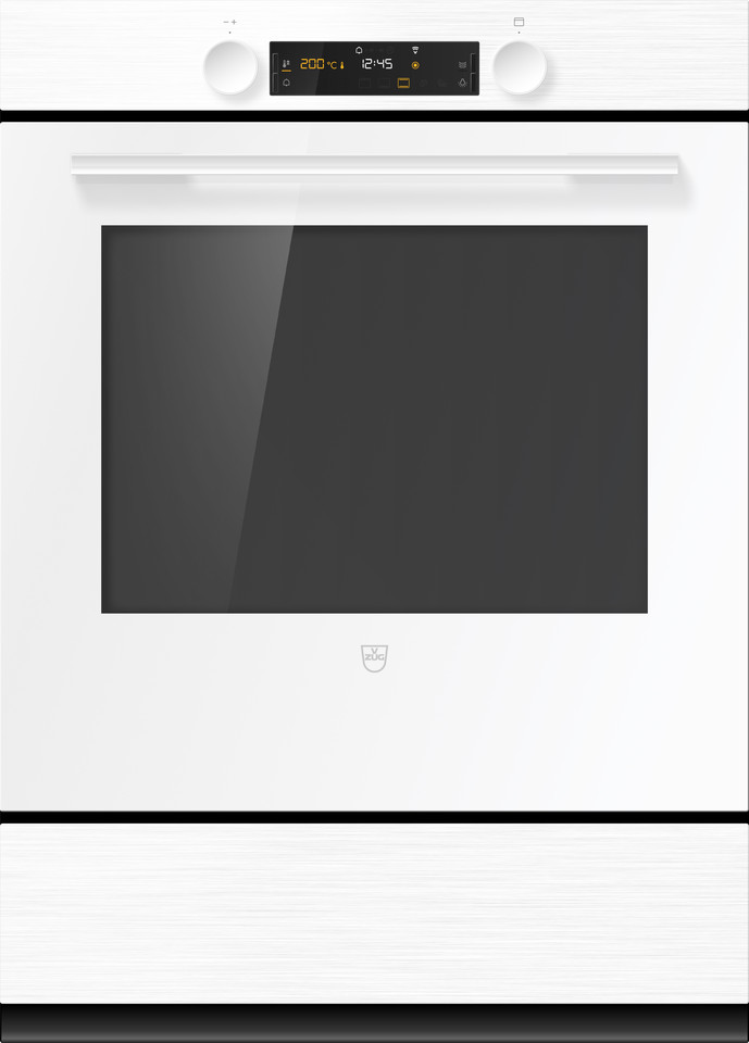 V-ZUG Backofen Combair V600, Breitennorm: 55 cm, Höhennorm: 76.2 cm, Weiss, Griff: Weiss, Drehschalter, V-ZUG-Home, TopClean, Geräteschublade