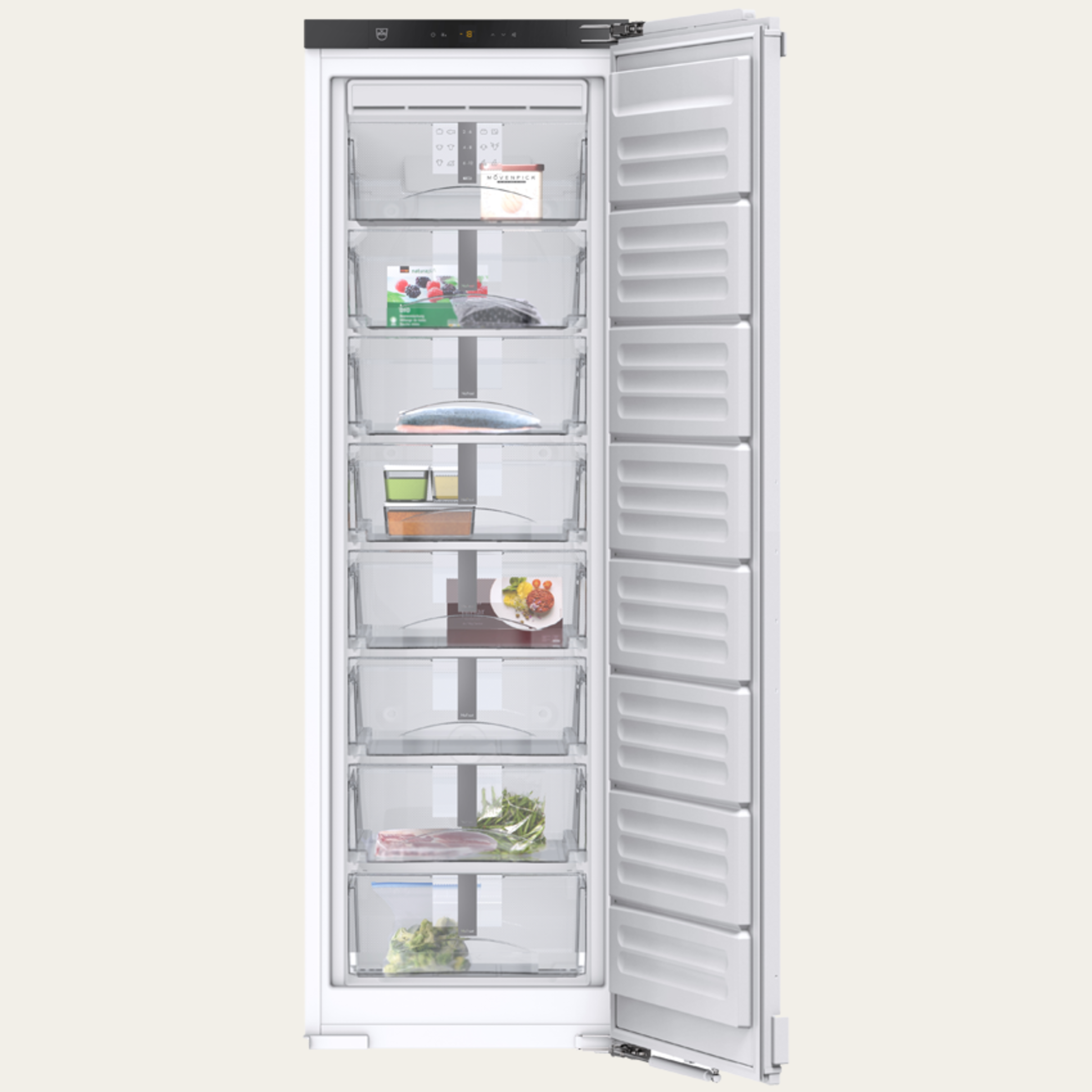 V-ZUG Refrigerator/freezer Iglu 60i T, Standard width: 55 cm, Standard height: 177.8 cm, Fully integratable, Door hinge: Left, TouchControl, NoFrost