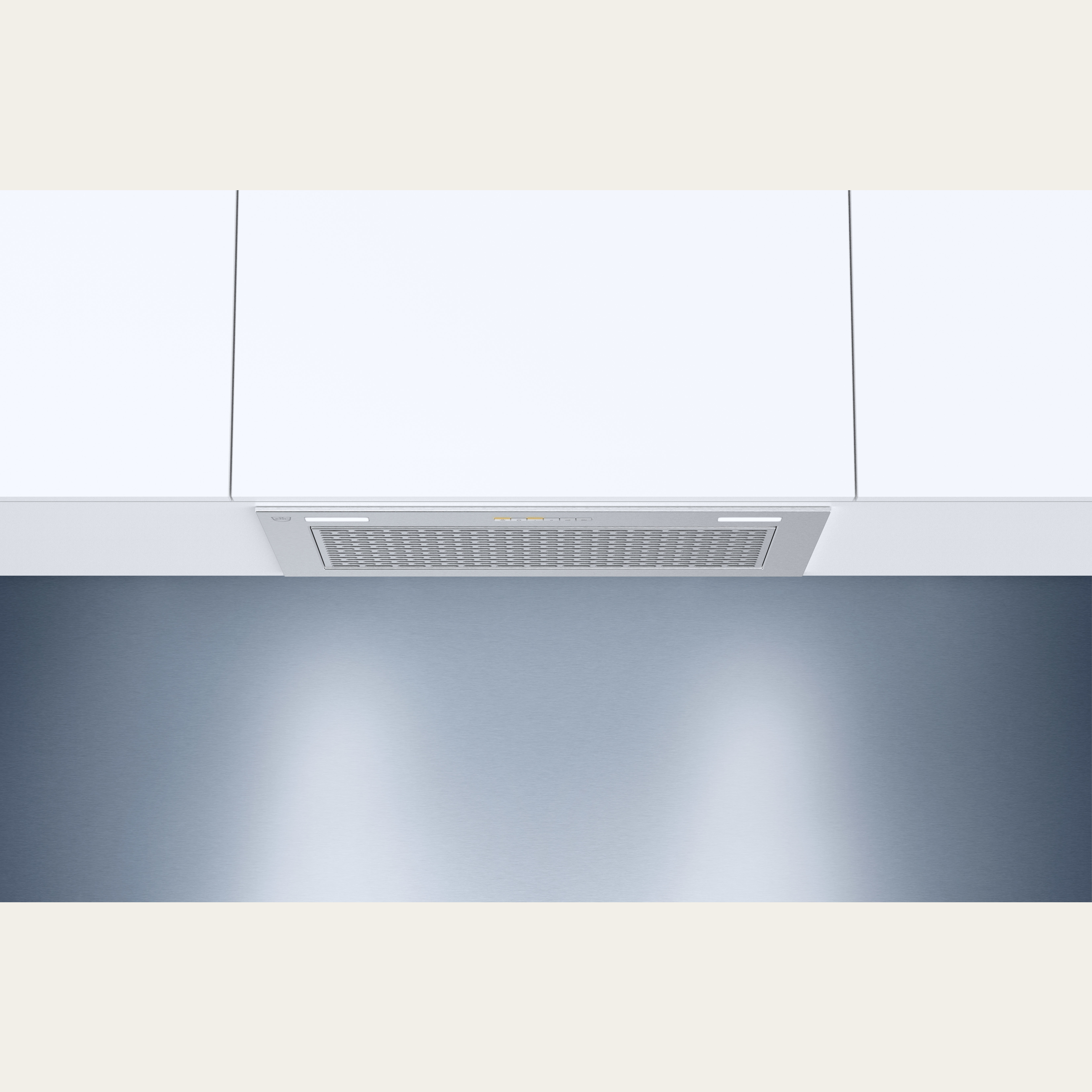 V-ZUG Range hood AiroClearCabinet V4000, Standard width: 60.0 cm, ChromeClass, OptiLink, Energy efficiencyrating: A, Extracted air, recirculation air, push buttons, Installation method: integrated range hood