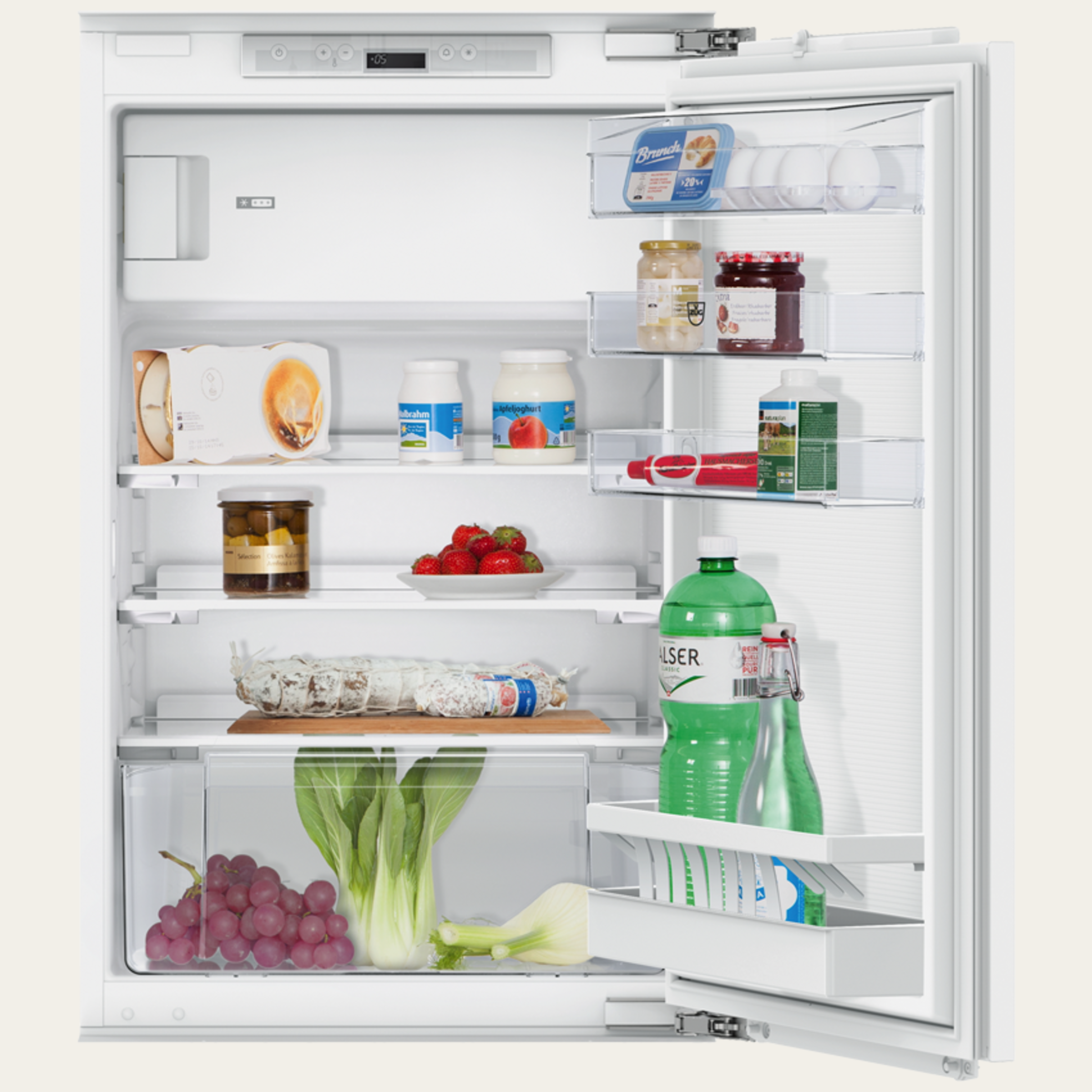 V-ZUG Réfrigérateur/congélateur Ideal eco, Norme largeur: 55 cm, Norme de hauteur: 88.9 cm, Entièrement intégrable, Charnière: droite, Classe d’efficacité énergétique: E, TouchControl