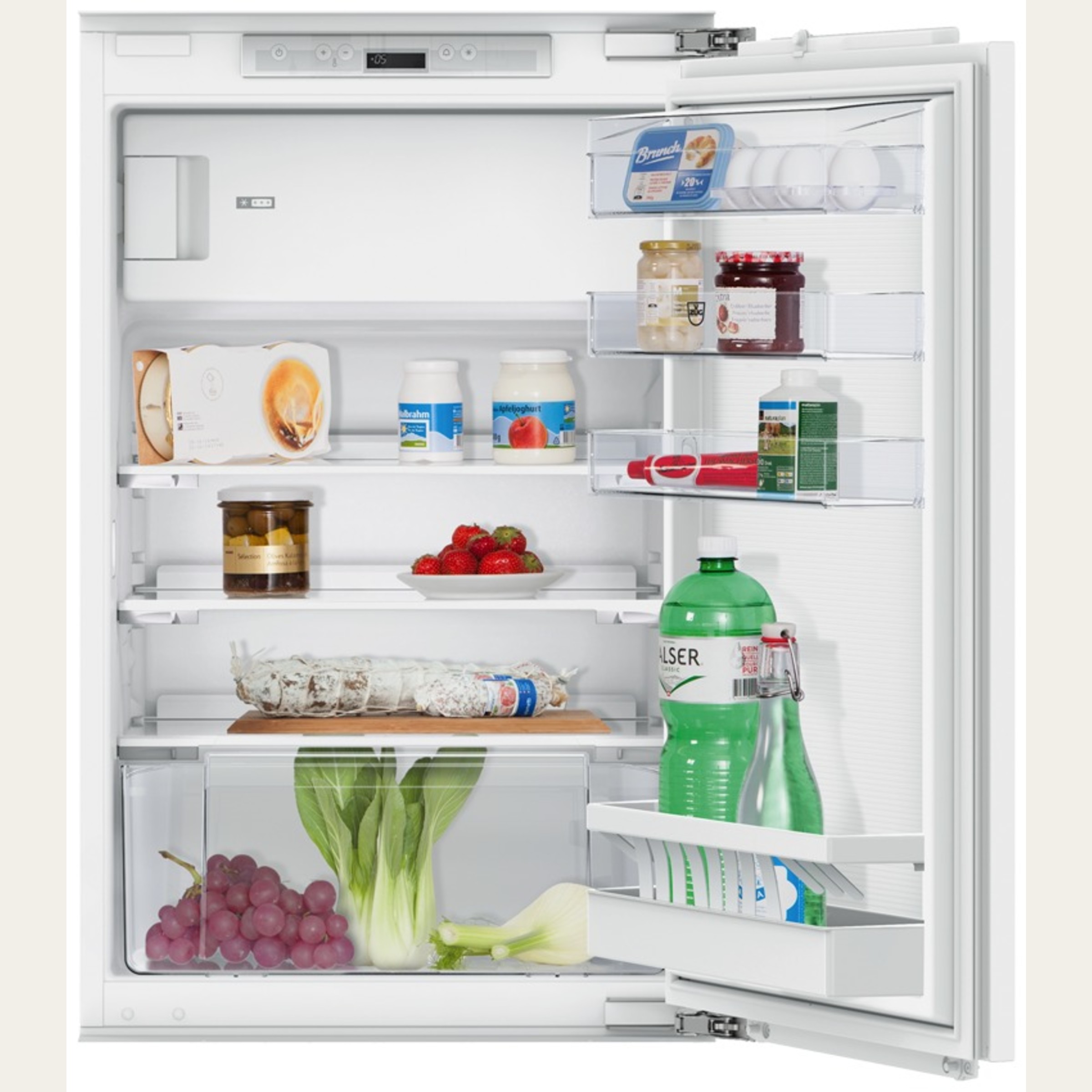 V-ZUG Réfrigérateur/congélateur Ideal eco, Norme largeur: 55 cm, Norme de hauteur: 88.9 cm, Blanc, Charnière: gauche, Classe d’efficacité énergétique: E, TouchControl