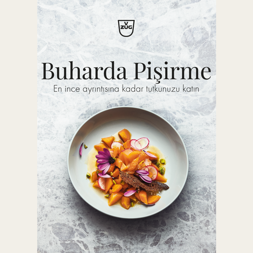 Tarif kitabı Türkçe ''Buharda pişirme - Detaylara tutkuyla''