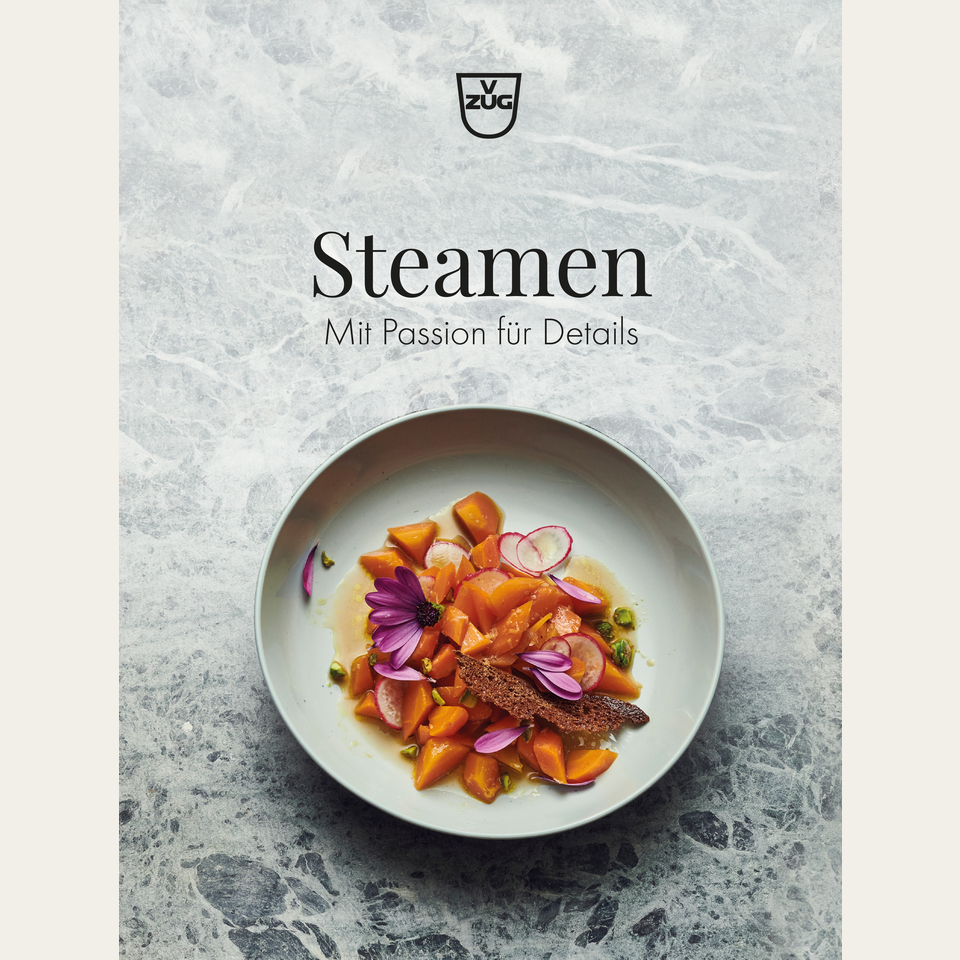 Livre de recettes Allemand ‘La cuisson à la vapeur -Avec la passion du détail'
